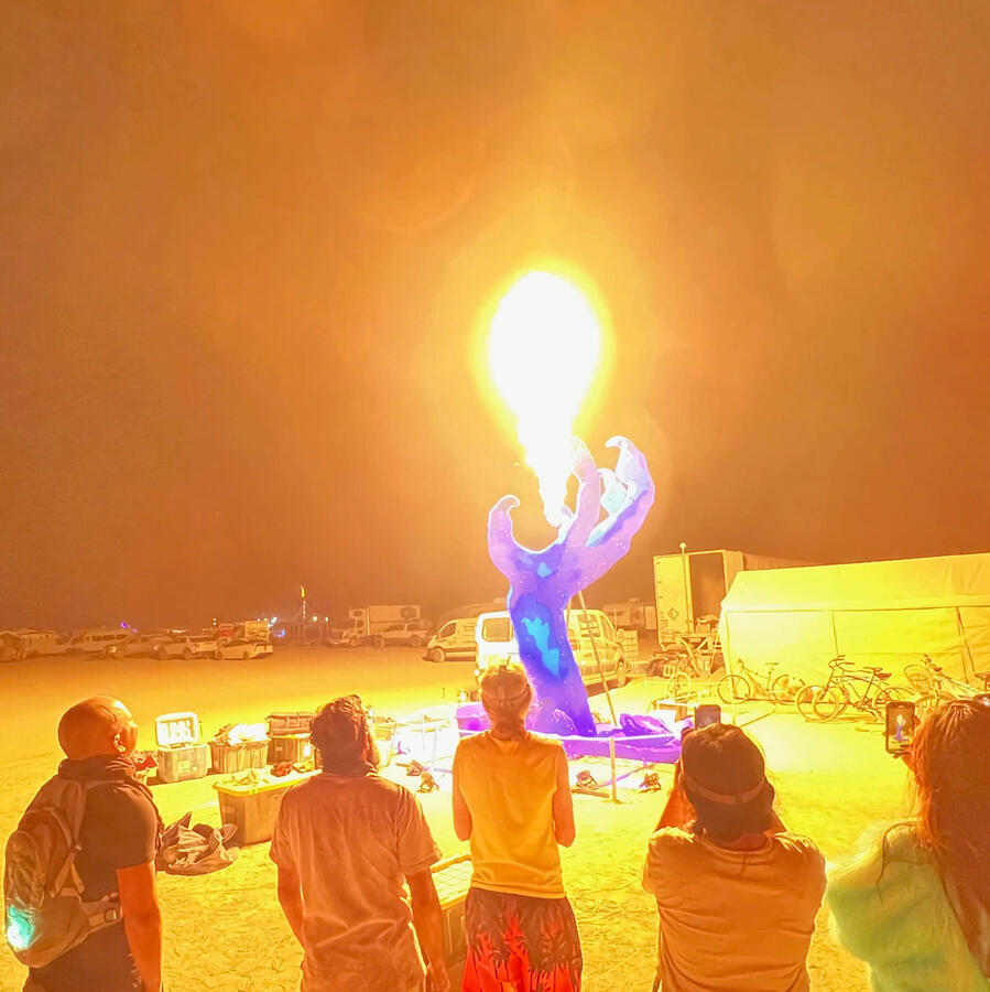 We burn!